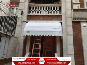 سایبان کالسکه ای درب